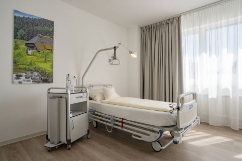 Chambre simple à la clinique orthopédique Gelenk-Klinik.